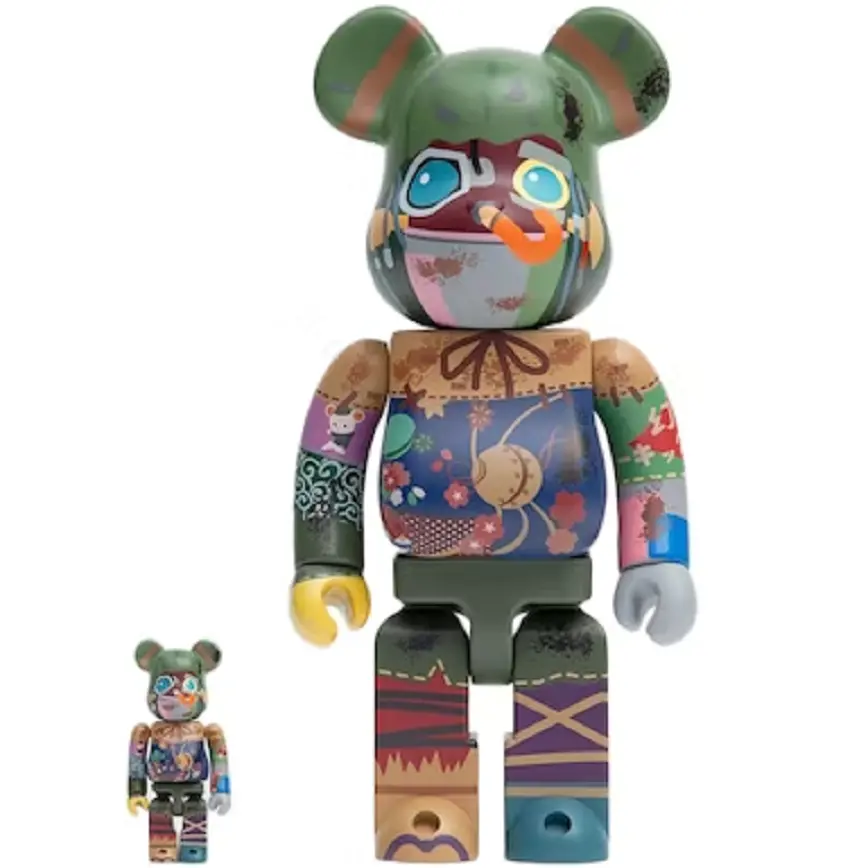 Mô Hình Bearbrick Poupelle Of Chimney Town 100% & 400%