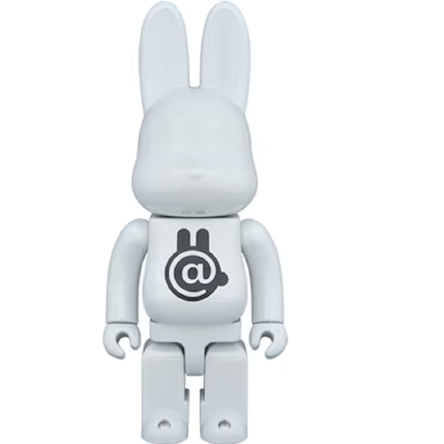 Mô Hình Bearbrick Rabbrick White Chrome 400%