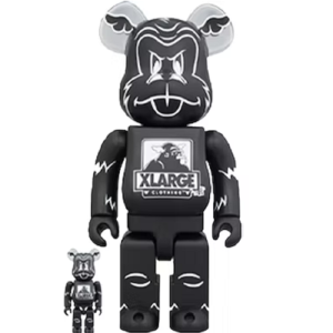 Mô Hình Bearbrick Xlarge X Dface 100% & 400% Black