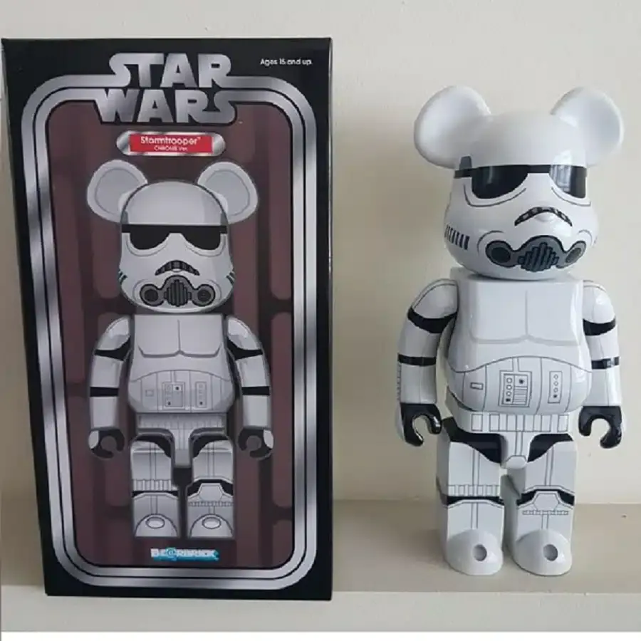 Alternative view of Mô Hình Bearbrick Storm Trooper Chrome Ver. 400%