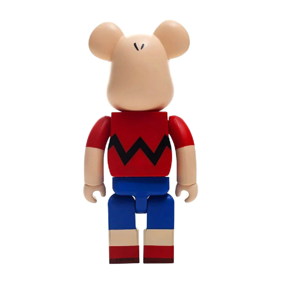Mô Hình Bearbrick Peanuts Charlie Brown 400% - Ảnh 2