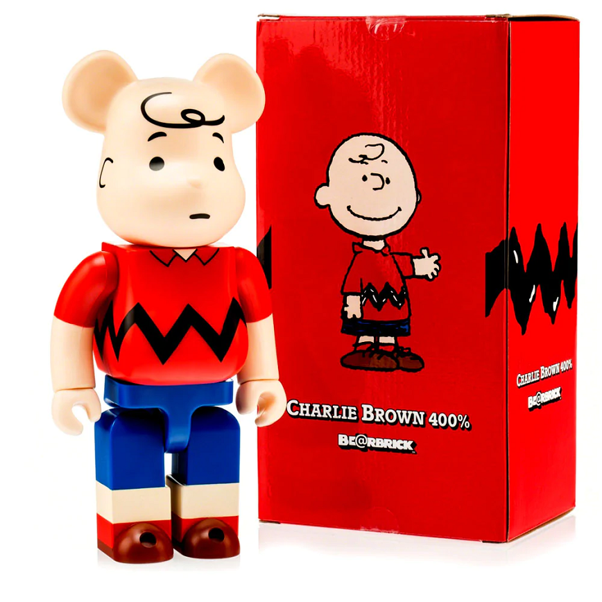 Mô Hình Bearbrick Peanuts Charlie Brown 400% - Ảnh 3