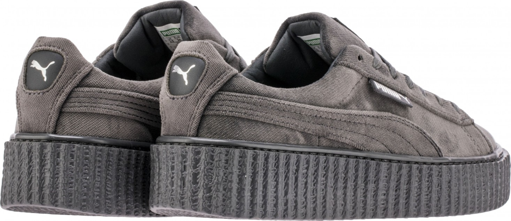 Giày Puma Fenty Rihanna Velvet Creepers 'Grey' 364466-03 - Ảnh 6