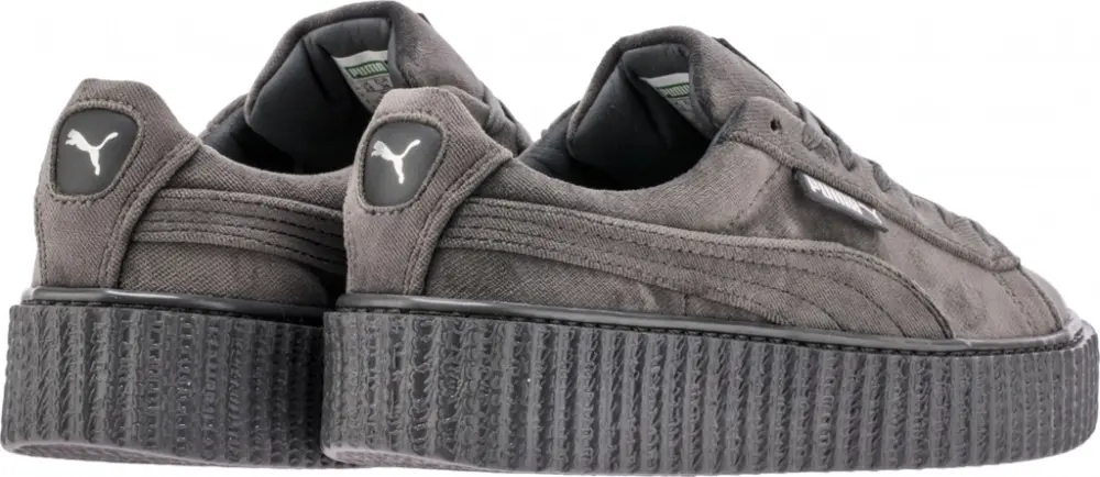 Giày Puma Fenty Rihanna Velvet Creepers 'Grey' 364466-03 - Ảnh 6