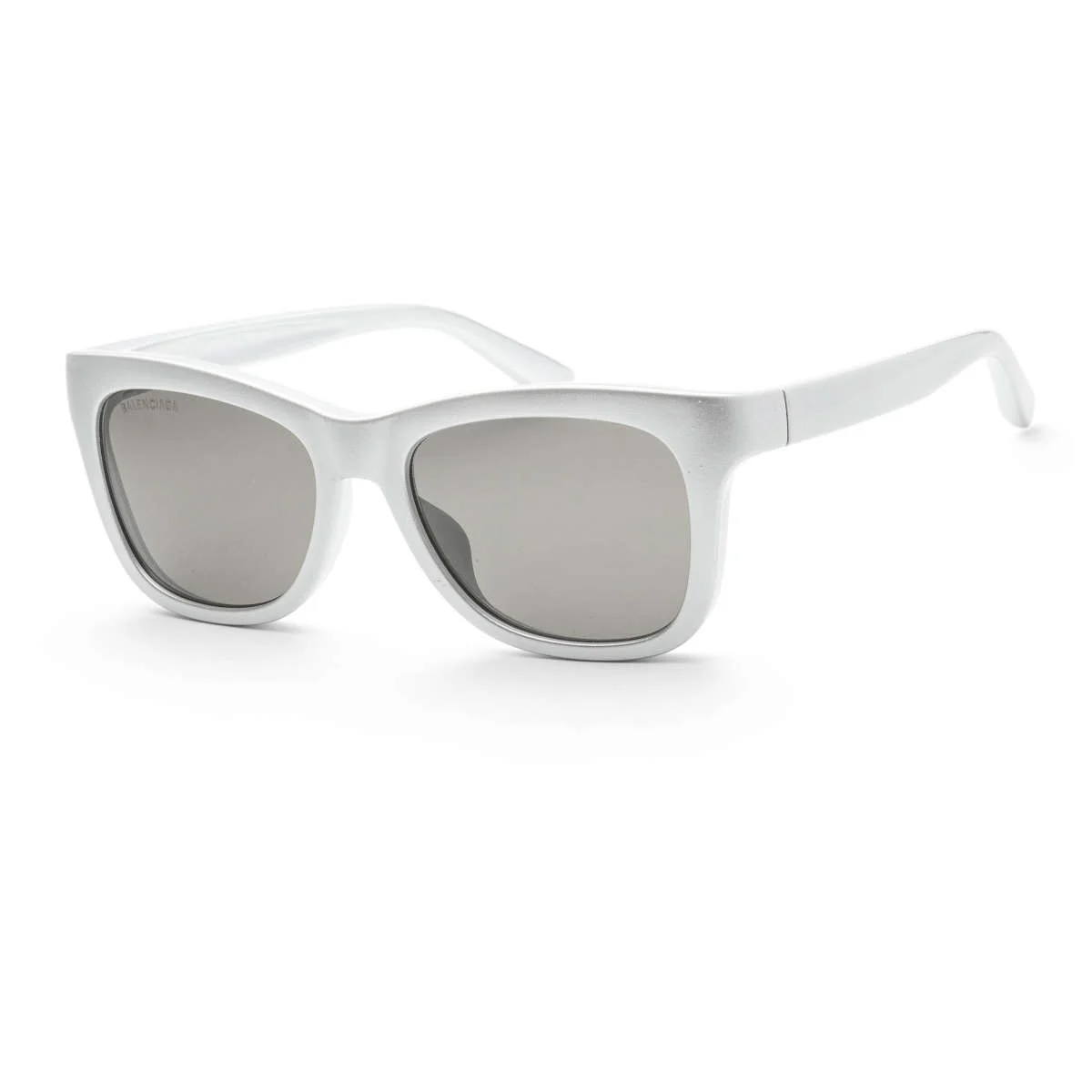 Kính Balenciaga Round Frame Bio Injection Rilsan Sunglasses 'Silver' BB0150S-003 - Ảnh 6