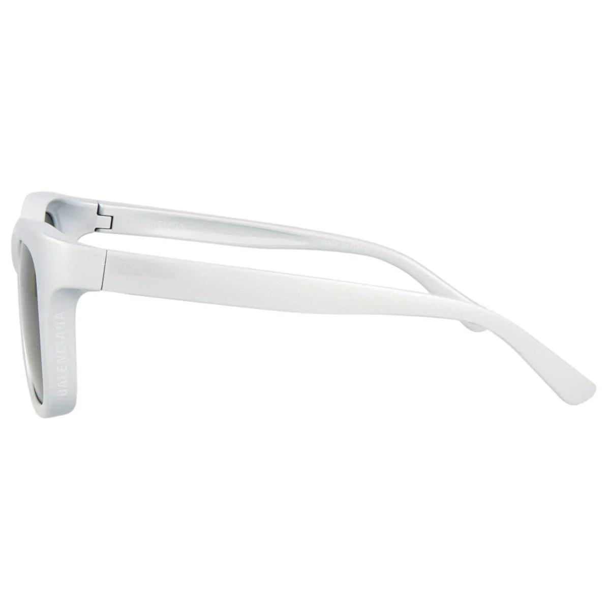 Kính Balenciaga Round Frame Bio Injection Rilsan Sunglasses 'Silver' BB0150S-003 - Ảnh 5