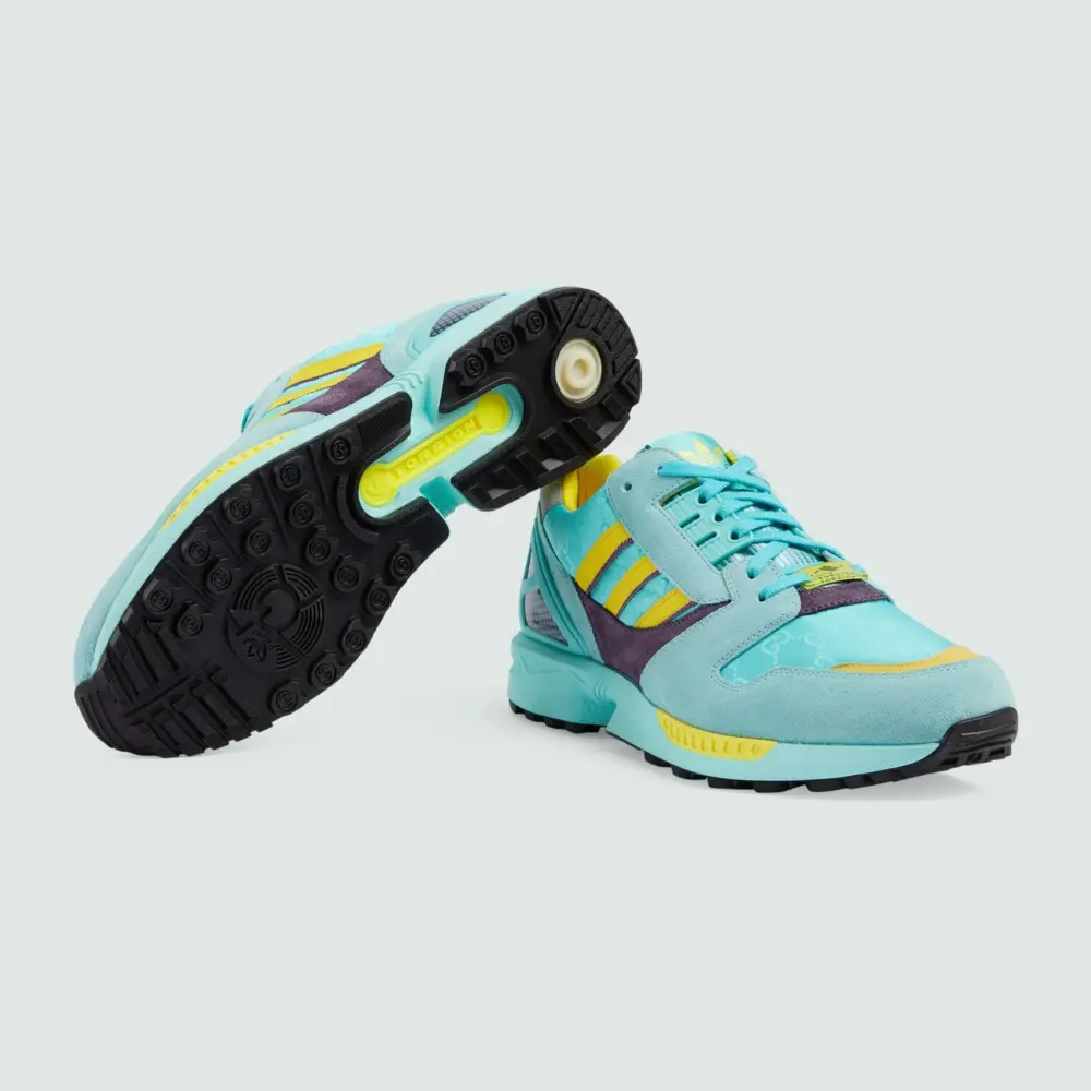 Giày Adidas X Gucci Zx8000 Sneaker 'Aquamarine Suede' 721936-AAA9L-4644 - Ảnh 3