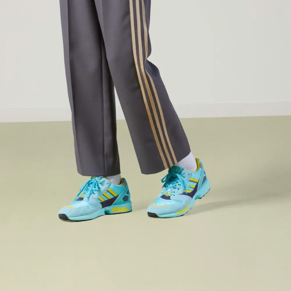 Alternative view of Giày Adidas X Gucci Zx8000 Sneaker 'Aquamarine Suede' 721936-AAA9L-4644
