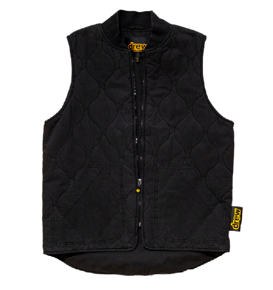 Áo Drew House Cotton Ripstop Mascot Vest Black