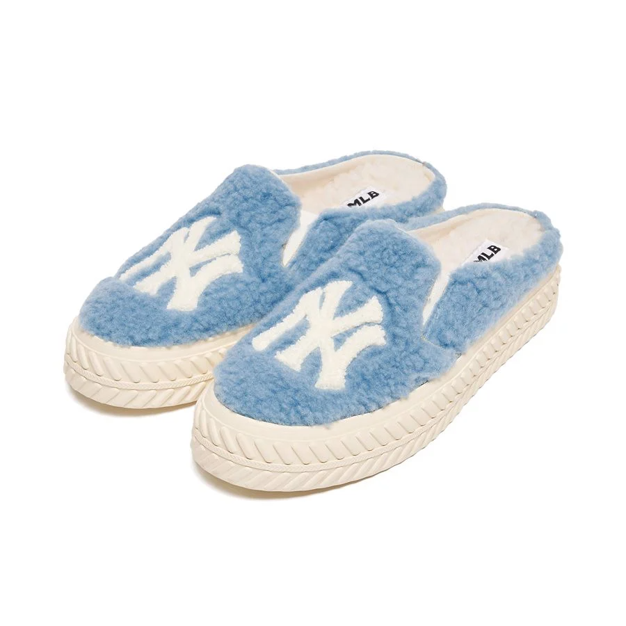 Giày MLB Mule Playball Fleece New York Yankees 3AMUUD216-50BLL - Ảnh 2