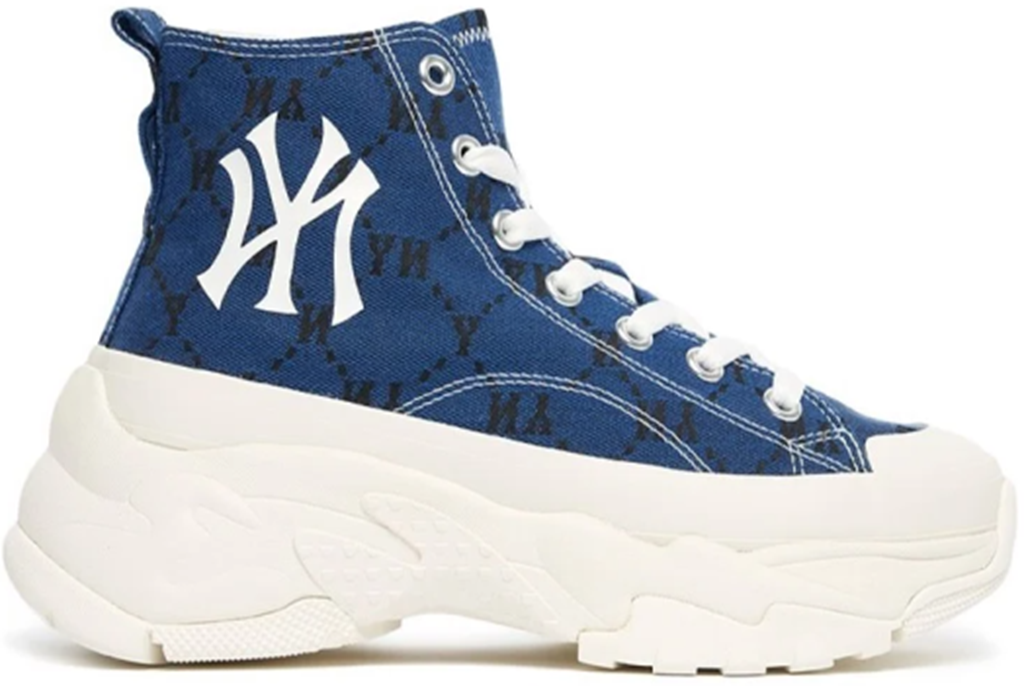 Giày MLB Chunky High Mono Jaquard New York Yankees 3ASHU311N-50BLD