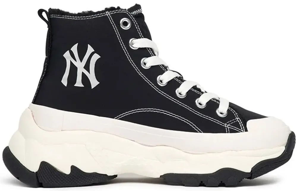 Giày MLB Chunky High Padding New York Yankees 3ASHU4216-50BKS