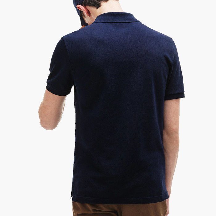 Áo Lacoste Petit Piqué Slim Fit Polo Shirt 'Navy' - Ảnh 2