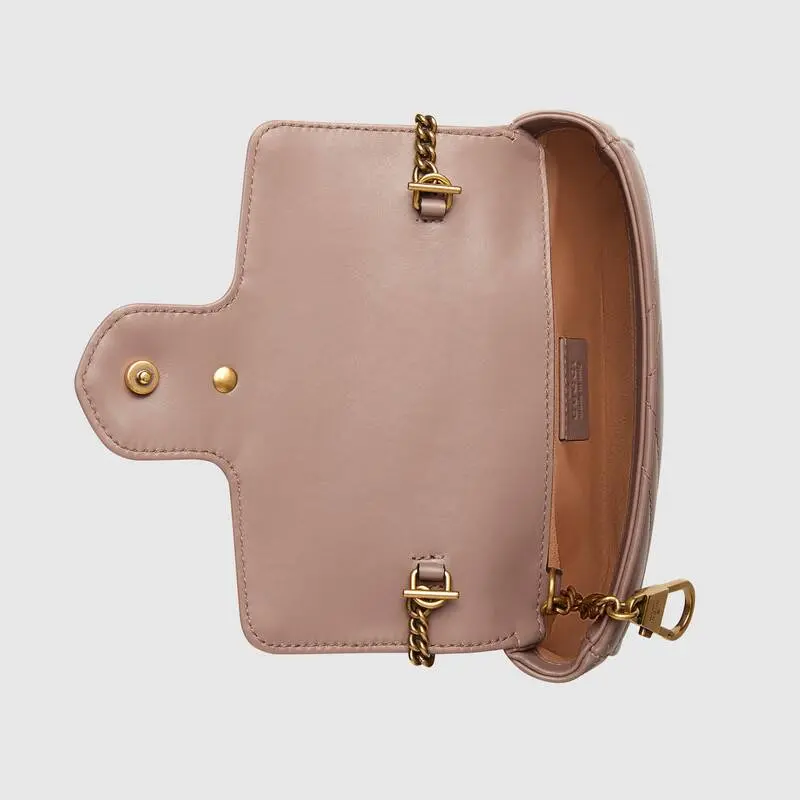 Túi Gucci GG Marmont Matelassé Leather Super Mini Bag 476433 DTDCT 5729 - Ảnh 3