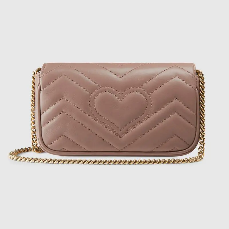 Alternative view of Túi Gucci GG Marmont Matelassé Leather Super Mini Bag 476433 DTDCT 5729