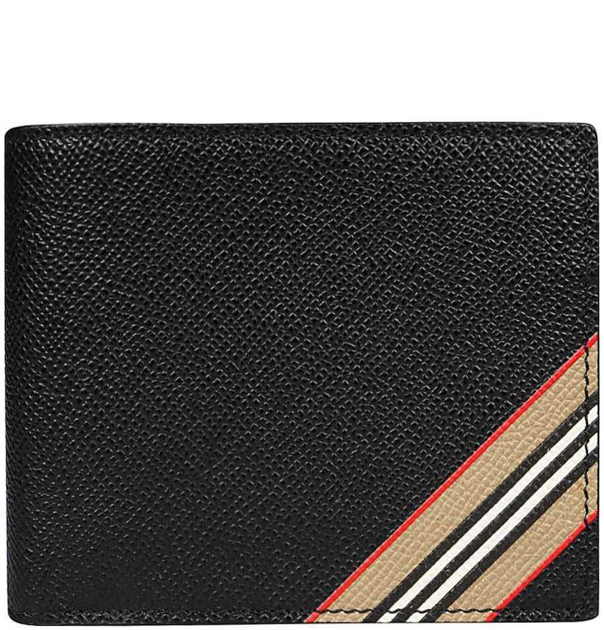 Ví Burberry Icon Stripe Print International Wallet 'Black' 80330721