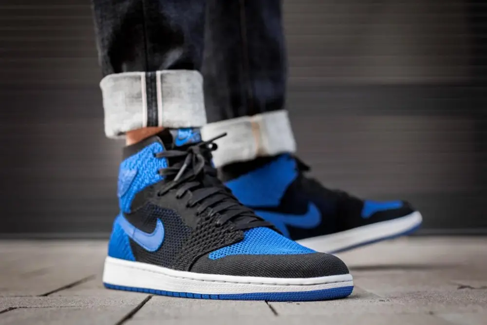 Giày Nike Air Jordan 1 Retro High OG Flyknit 'Royal' 919704-006 - Ảnh 7