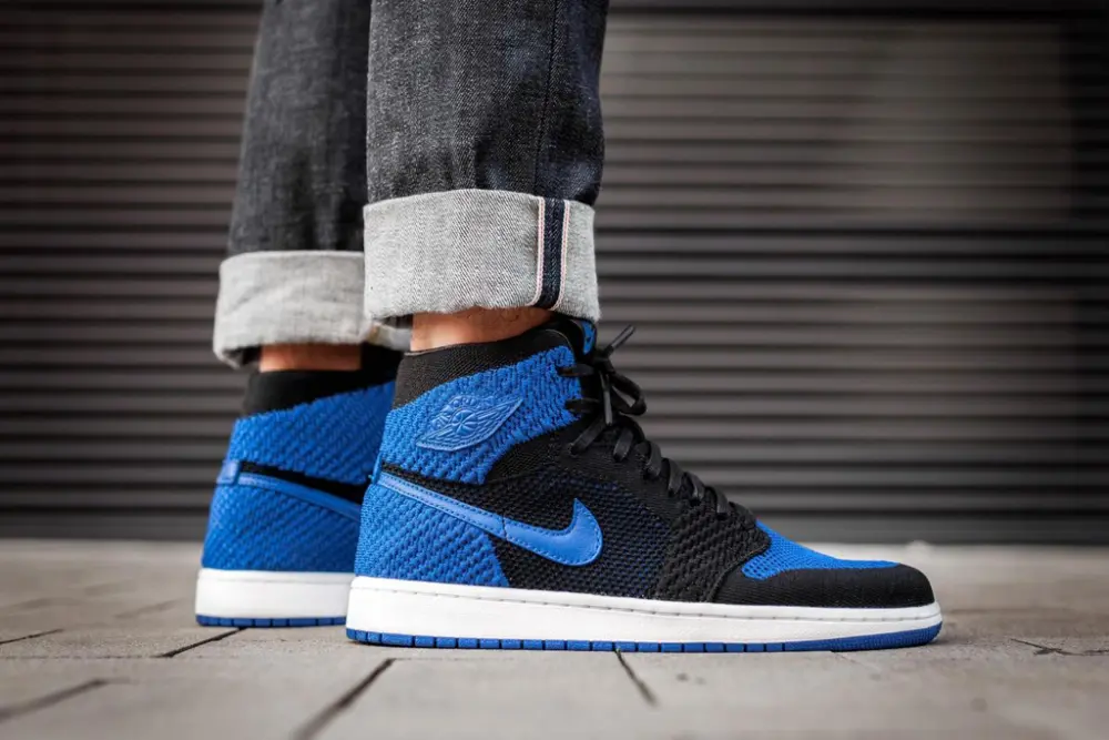 Giày Nike Air Jordan 1 Retro High OG Flyknit 'Royal' 919704-006 - Ảnh 6