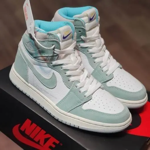 Alternative view of Giày Nike Air Jordan 1 'Turbo Green' 575441-311