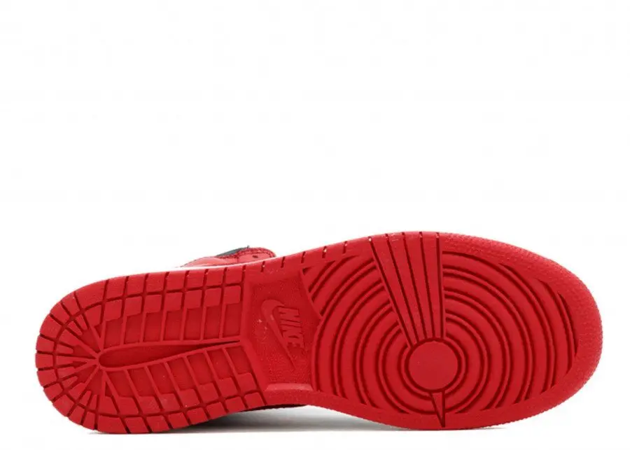 Giày Nike Air Jordan 1 High Retro GS 'Chicago Bulls' 2009 332558-061 - Ảnh 6