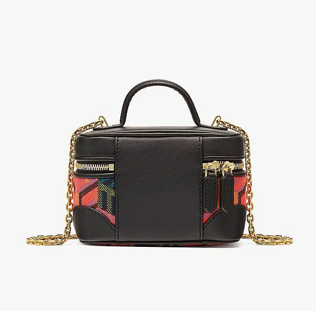 Túi MCM Rockstar Vanity Case in Cubic Monogram Jacquard MWRCSCK03MT001 - Ảnh 2