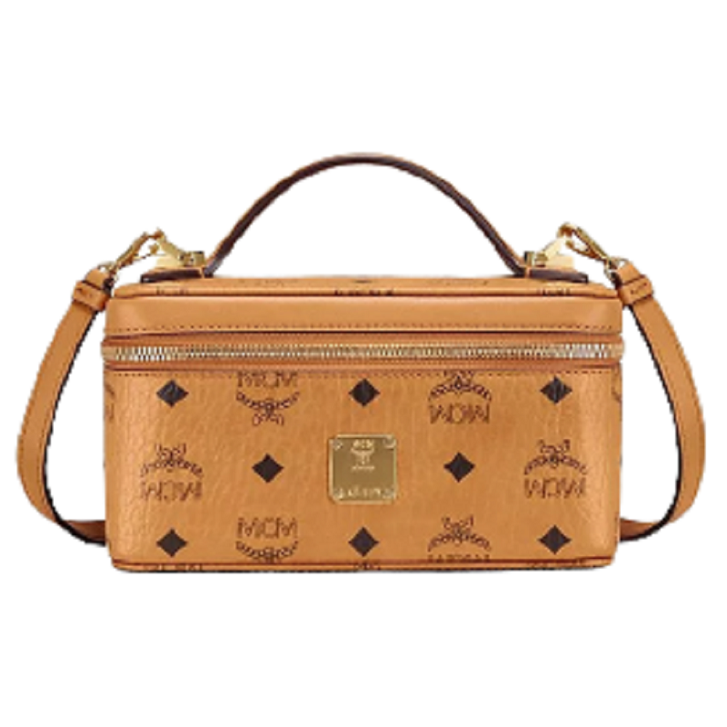 Túi MCM Rockstar Vanity Case in Visetos Original MYZ8AVI01CO001 - Ảnh 4