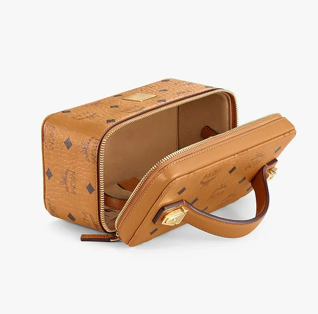 Túi MCM Rockstar Vanity Case in Visetos Original MYZ8AVI01CO001 - Ảnh 5
