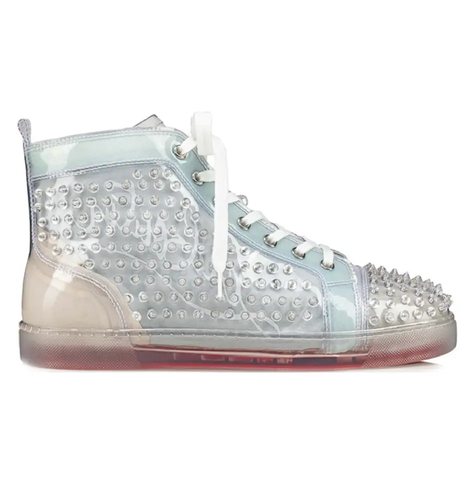 Giày Christian Louboutin Louix Ray 'Trasp Clear' 1220864W429