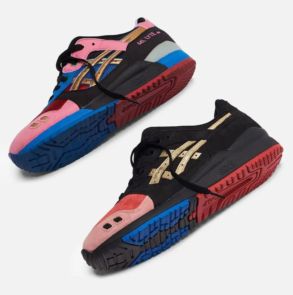 Alternative view of Giày Asics Kith x Gel Lyte 3 OG 'Tokyo Trio Pack - 252.1' 1203A043-600