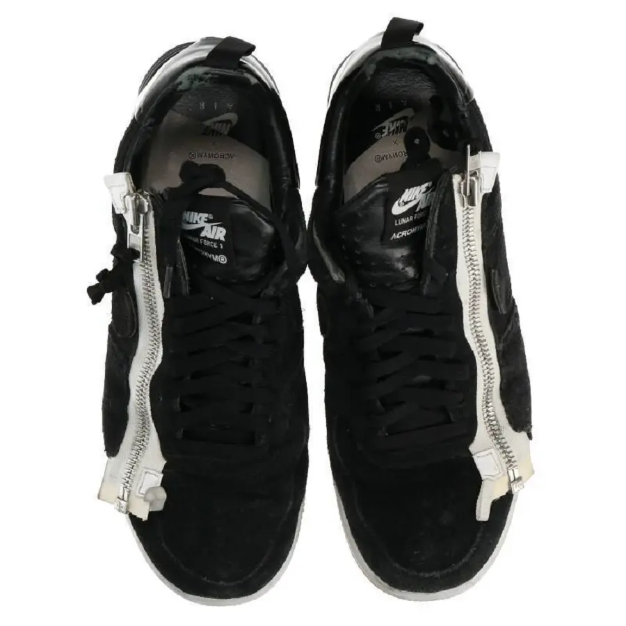 Giày Nike Lunar Force 1 Low 'Acronym Black White' 698699-001 - Ảnh 4