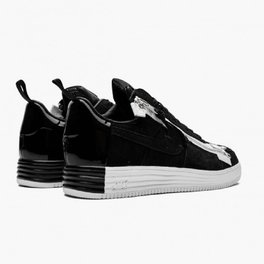 Giày Nike Lunar Force 1 Low 'Acronym Black White' 698699-001 - Ảnh 2