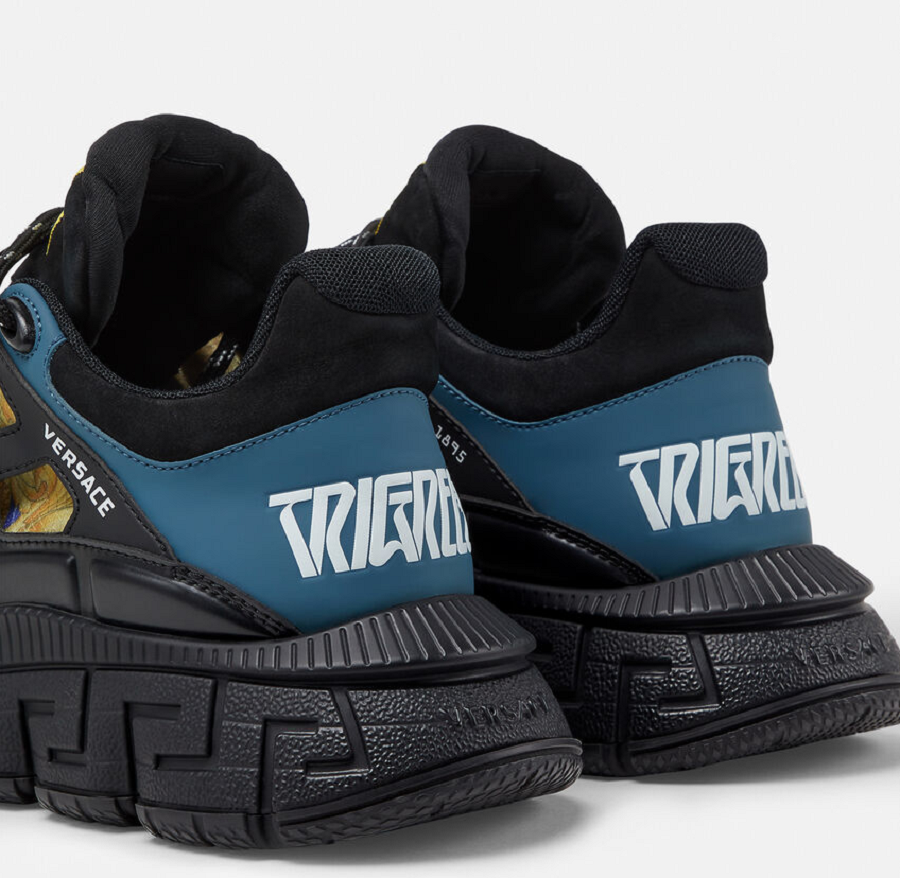 Giày Versace Trigreca 'Medusa Renaissance Print Blue' DSU8094 1A00838 6B370 - Ảnh 3