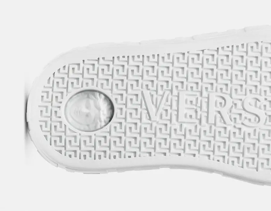 Giày Versace Greca High Top Trainers Pink 1004185-1A02718-2X04V - Ảnh 5