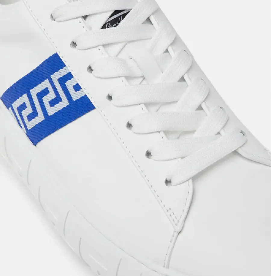 Giày Versace Greca Trainers Blue White DSU8404-1A00775-2W340 - Ảnh 4