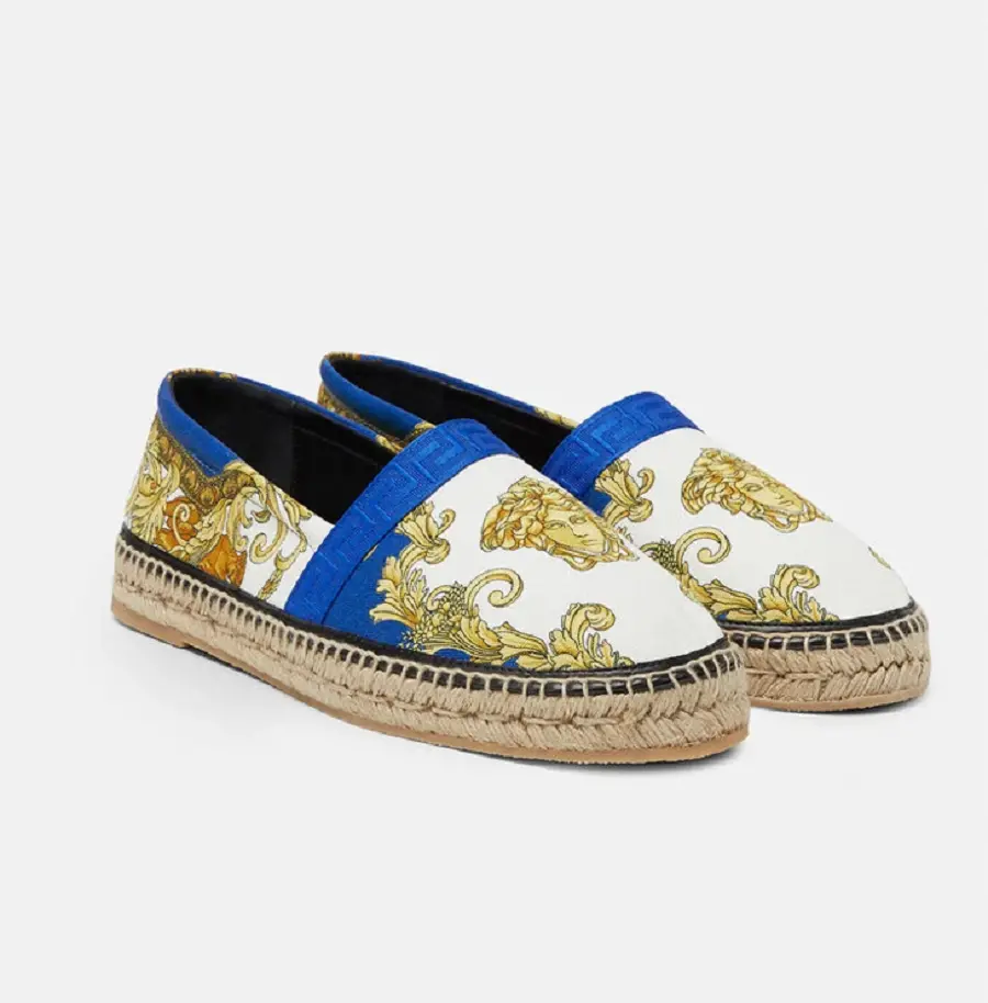 Alternative view of Giày Versace Medusa Renaissance Print Espadrilles Print DSU8255-1A01060-5U150