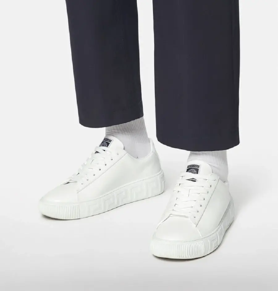 Alternative view of Giày Versace Greca Trainers White DSU8404-DV50G-D01