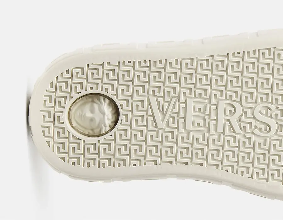 Giày Versace Greca Barocco Print High Top Trainers DST643D-DTE4G-5W08V - Ảnh 4