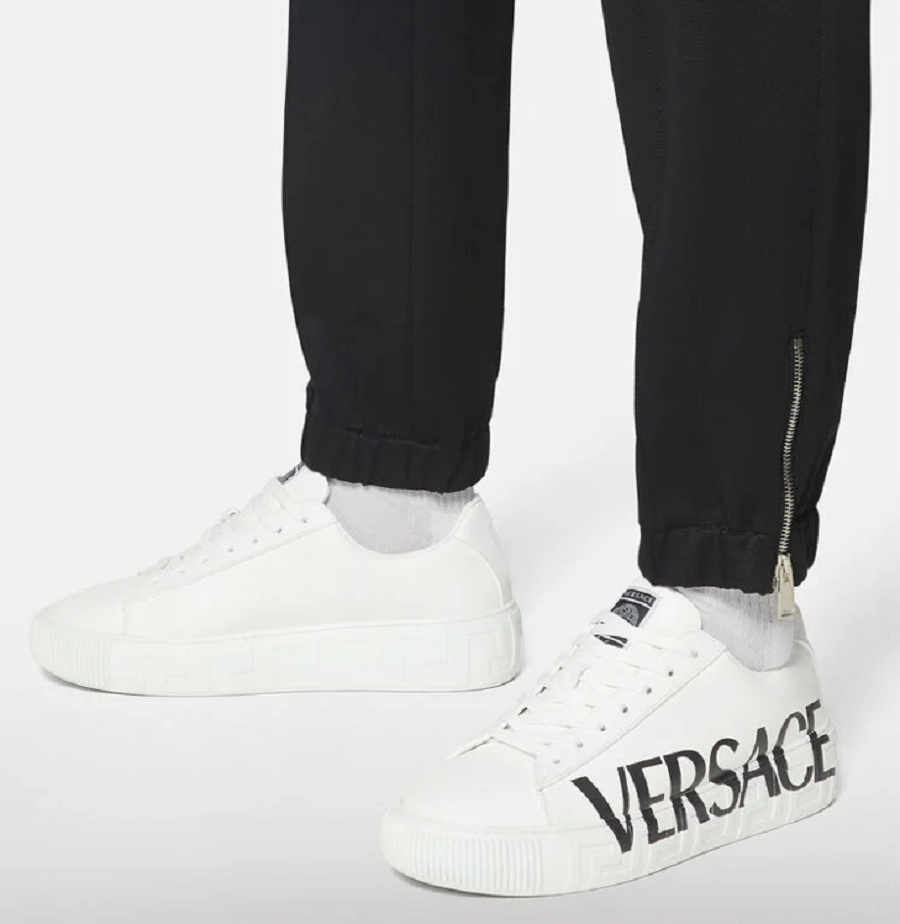 Giày Versace Greca Logo Trainers White DSU8404-DV51G-D0141 - Ảnh 2