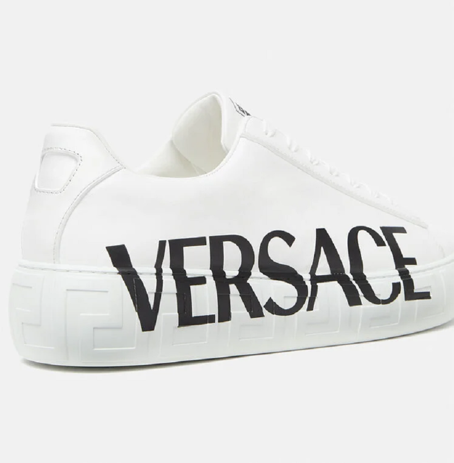 Giày Versace Greca Logo Trainers White DSU8404-DV51G-D0141 - Ảnh 3