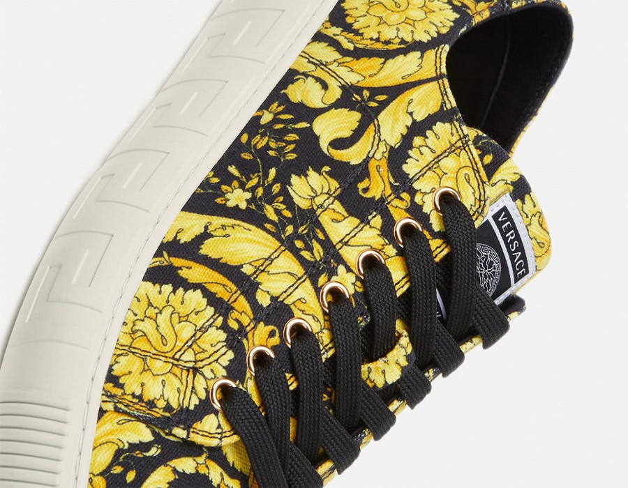 Giày Versace Greca Barocco Print Trainers DST644D-DTE4G-5W08V - Ảnh 4