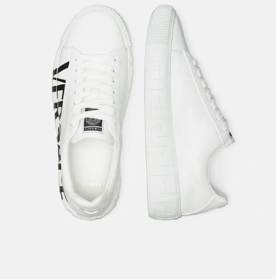 Giày Versace Greca Logo Trainers White DSU8404-DV51G-D0141 - Ảnh 4