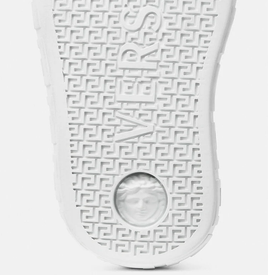Giày Versace Greca Logo Trainers White DSU8404-DV51G-D0141 - Ảnh 5