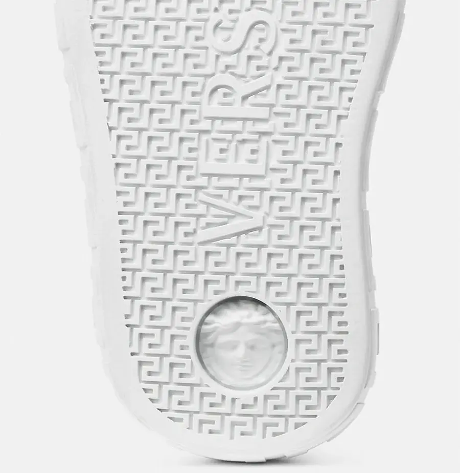 Giày Versace Greca Logo Trainers White DSU8404-DV51G-D0141 - Ảnh 5