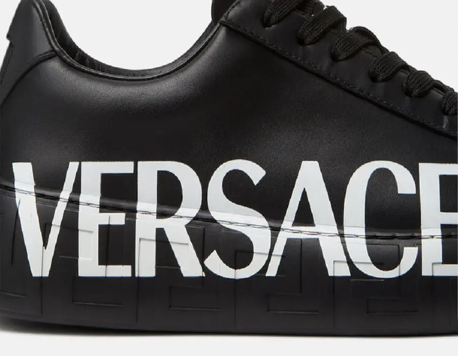 Giày Versace Greca Logo Trainers Black DST644D-DV51G-D4101 - Ảnh 4