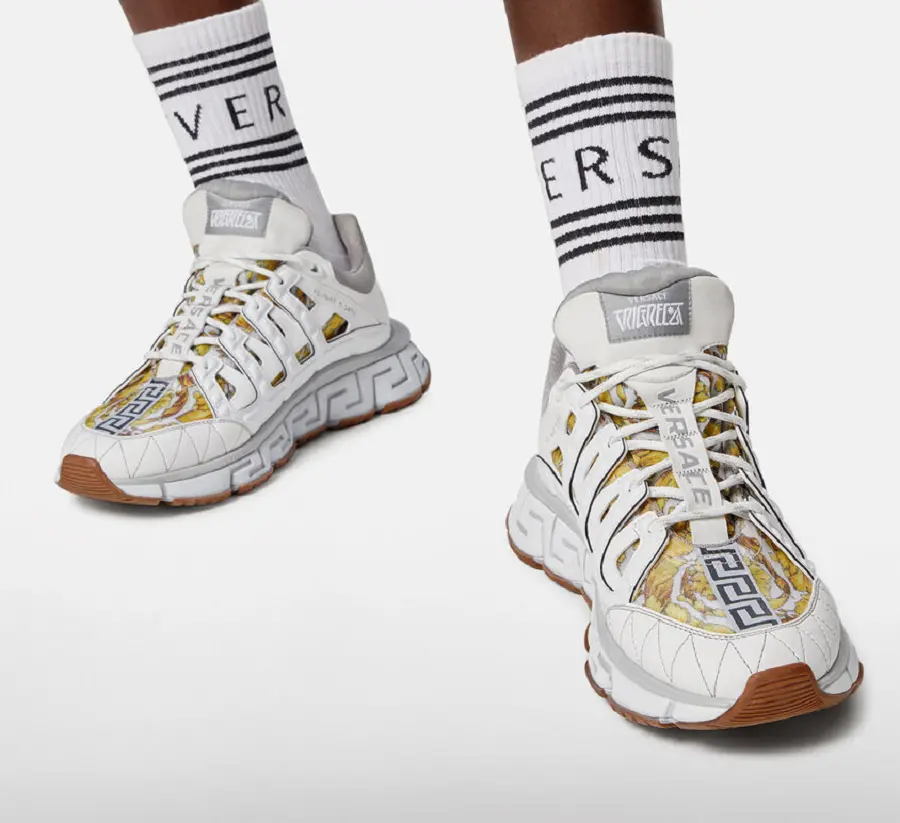 Alternative view of Giày Versace Trigreca 'Barocco Print White' DSU8094 D16TCG D014H