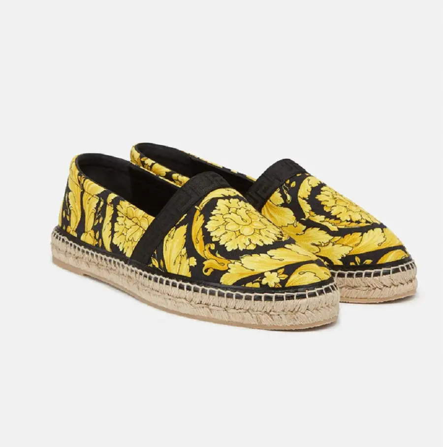 Alternative view of Giày Versace Barocco Print Espadrilles Print DSU8255-DTES3-D4191