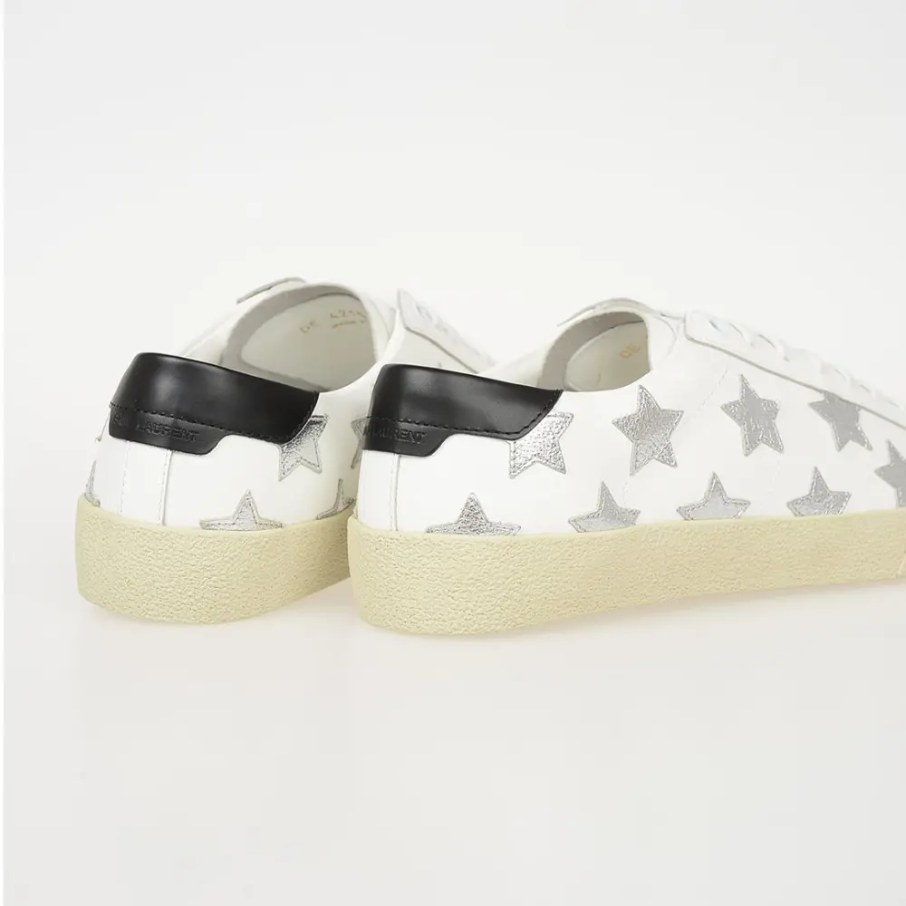 Giày Saint Laurent Wmns Court Classic SL06 'White Metallic' 419197-0MP10-9082 - Ảnh 3