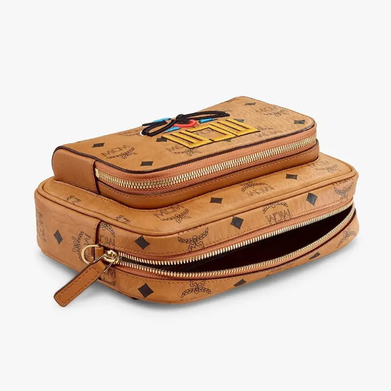 Túi MCM Klassik Crossbody in Geo Laurel Visetos MMRBSKC03CO001 - Ảnh 5