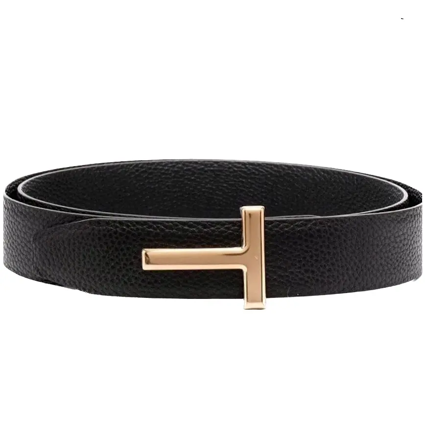 Thắt Lưng Tom Ford T Buckle Reversible Belt 'Black' TB224T-C7906