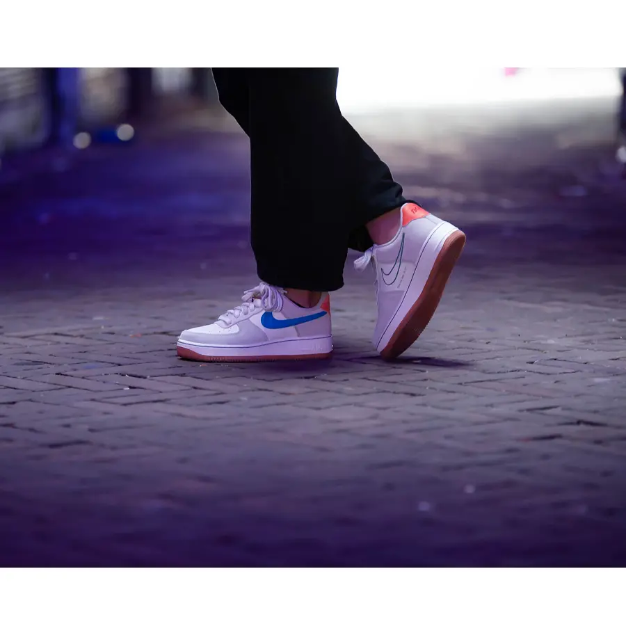 Giày Nike Air Force 1 Low First Use Sail Royal 'Sail' DA8302-100 - Ảnh 3
